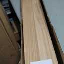 36 Inch Rustic Wood Floating Shelves Farmhouse Wooden Wall Shelves for Bathroom Bedroom Living Room Kitchen Office Set of 4 Light Brown