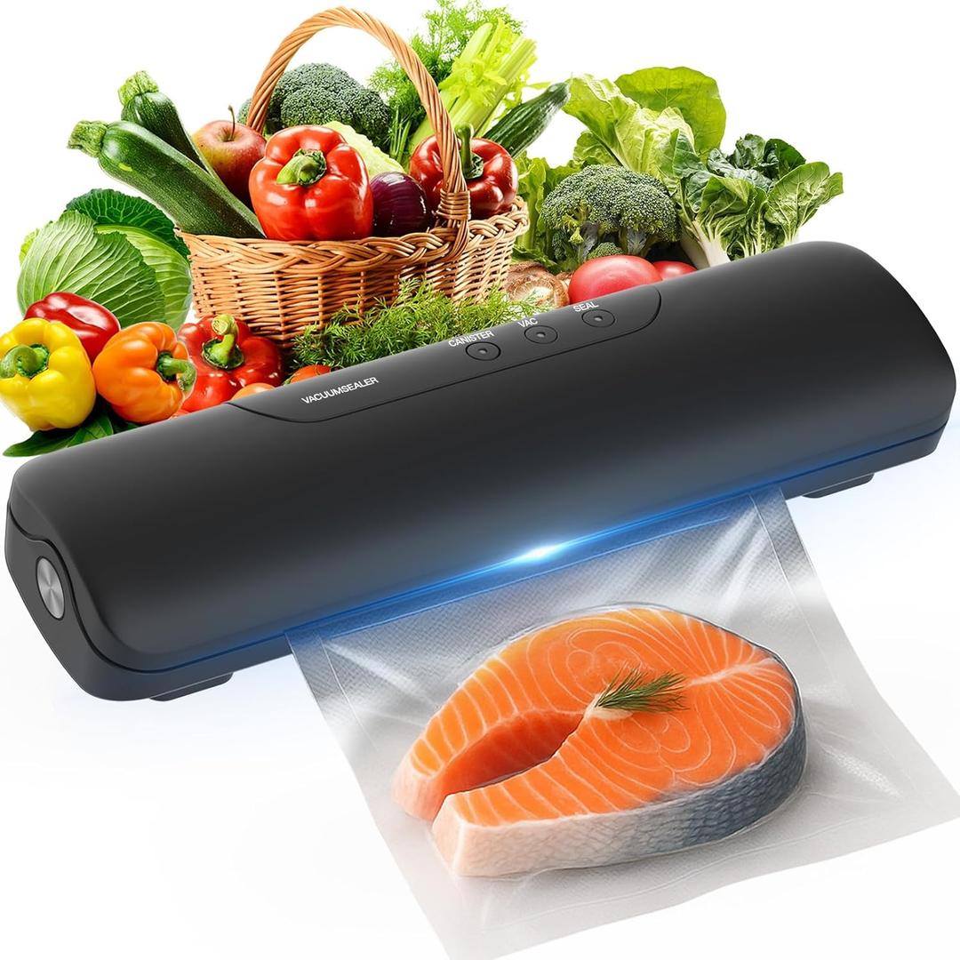 Vacuum Sealer Machine V40, Full Automatic Food Sealer for Home Kitchen Use, Include External Hoses, Gifts for Mom Wife Grandparents Chef