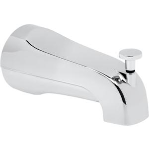 American Standard 8888026.002 Bath Slip-On Diverter Tub Spout, 4 in, Polished Chrome (For 1/2" copper water tube)