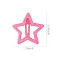 30 Pieces Pink Star Hair Clips Color Cute Metal Hair Barrettes Toddler No Slip Hair Clip Hair Accessories for Women Girls Mixed Color
