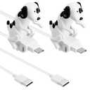 Frienda 2 Pcs Dog Humping Phone Charger, Funny Dog USB Charge Cable Type-C