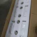 Rectangle K9 Crystal Chandelier Modern Rectangular Pendant Lighting Fixture for Dining Room Kitchen Island Bedroom Black 40'' 8-Light E12