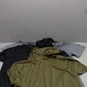 frueo Men's 1/3 Pack Workout Shirts Quick Dry Moisture Wicking Short Sleeve Mesh Athletic T-Shirts, XXL (Black, Gray, Green)