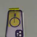 SPIDERCASE for iPhone 11 Case, Magnetic Translucent Matte Case with 2PCS Tempered Glass Screen Protector Slim Phone Case for iPhone 11 6.1'', Purple