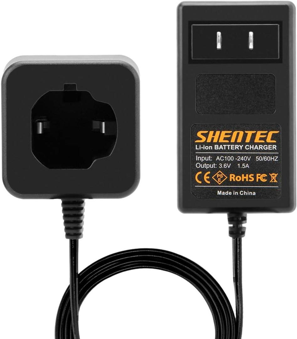 Shentec 3.6V/1.5A Li-on Battery Charger UC3SFL Compatible with Hitachi 3.6V EBM315 326263 326299 Li-ion Battery,EBM3-Series Battery Charger