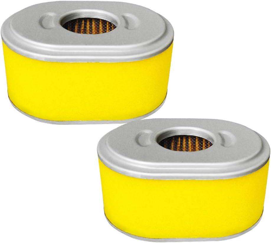2 x ZLKSKER 17210-ZE0-505 Air Filter (Pack of 2), Replacement for Honda GX110 GX120 Engine, Lawn Mower Air Cleaner