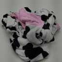 Adult Onesie Pajamas Animal One Piece Costume Halloween Cosplay for Women Men (Large, Pink Cow)