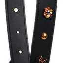 Purse Straps Replacement Crossbody Guitar Straps Luggage Straps for Women's Shoulder Handbags Rivets Black(Bee) (L: 90cm/35.43"; W: 4cm/1.57")