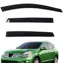 YLSCOO Window Visors Rain Guards fits 2009-2013 Rogue, Out-Channel Window Wind Deflectors Vent Shades for Accessories 2014-2015 Rogue Select, Black 4 Pieces, 2010 2011 2012 2013