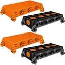 Mixweer 4 Pcs Basketball Plastic Tablecloth Birthday Party Decorations 54 x 108 Inch Basketball Field Rectangular Plastic Table Cover for Sports Theme Fan Sports Event Game Day Birthday Party Supplies
