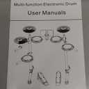 Electric Drum Set,  Electronic Drum Kit for Beginner ,  Quiet Mesh Pads, Cymbals, USB MIDI, Type-C Charging, 2 Pedal, Throne, Headphones, Sticks, Melodics Lessons