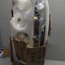 6-Light Black Pendant Light Modern Sputnik Chandelier for Dining Room Mid Century Globe Chandelier with Milk Glass Shade Sputnik Ceiling Light Fixture for Entryway Kitchen Island Foyer Bedroom