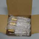 30 ml Glass Spray Bottle, 1 oz Perfume Bottles Empty, Glass Atomizer, Small Travel Atomizer Bottle Refillable (6 PCS, Gold)