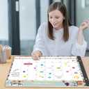 Gannyfer Desk Calendar 2026 - 18 Month Large Desk Calendar 2026-2027, Use January 2026 to June 2027, 22" x 17" Desktop Pad Calendar, Office Supplies Perfect for Planning and Organizing In Your Home, School or Office(6 Stickers Included)