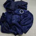 MIULEE 2 Panels Blackout Velvet Curtains Solid Soft Grommet Royal Blue Curtain Thermal Insulated Soundproof Room Darkening Black Out Curtains/Drapes/Panels for Living Room Bedroom 52 x 108 Inch