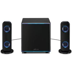ILIVE Bluetooth 2.1-Channel Music System, Black