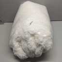 Amlie Home Faux Fur Throw Blanket for Bed, Ultra Soft Fuzzy Plush Bubble Blanket for Bedroom & Bed Decor, 90"x90", Cream White