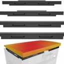 Upgraded Magnetic Wind Guards for Blackstone 36'' Griddle, Fit with Blackstone Griddle Accessories, Protect Flame, Hold Heat, Save Gas, Powder-coated Stainless Steel