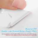 4 x 9 Sheets Christmas Snowflake Window Clings Winter Wonderland Decal Stickers Let it Snow Reindeer Snowman Window Seasons Decals for Elk Snowball Holiday Home Kitchen Living Room (Winter3)