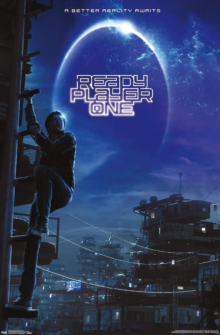 Trends International Ready Player One - One Sheet Wall Poster, 22.375" x 34", Premium Unframed Version, 34"L x 22.4"W
