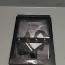 Miimall Waterproof Case for iPad Air 11 inch M2 2024, IP68 360 Full-Body Ultra-Thin, Built-in Screen Protector, Shockproof Dust/Snow Proof Cover, Black