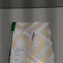 Five Star Composition Book, College Ruled Paper, 7-1/2" x 9-3/4", 80 Sheets, Hardcover, Metallic Gold Geo (850165F-ECM)