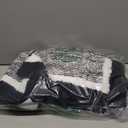 OLANLY Bathroom Rugs Sets 3 Piece, Soft Absorbent Microfiber Bath Mats and U-Shaped Contour Toilet Rug, Home Decor Accessories, Non-Slip, Bath Mat Set for Bathroom (30"x20"+24"x16"+24"x20", Black)