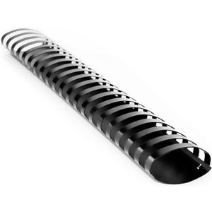 HOUYEE 2 Inch Plastic Binding Comb 19 Ring, 450 Sheet Capacity, Letter Size Black Comb Binding Spines (10 Pack)