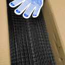 Black Hardware Cloth 1/2inch 36'' x 50' 19Gauge PVC Wire Mesh Roll Welded Wire Fence Roll Snake Fence Rabbit Cages Rodent Wire Chicken Wire Fencing Gopher Wire Cloth Black Chicken Wire
