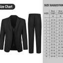 Boys Suits 3 Piece Slim Fit Suit Set Dresswear Ring Bearer Outfit for Boy (Blue) 10Y