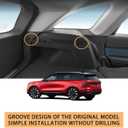 AQAE® Cargo Cover Compatible with 2024 2025 2026 Lincoln Nautilus Trunk Cover Retractable Rear Trunk Security Cover Shielding Shade Lincoln Nautilus Cargo Cover, Black