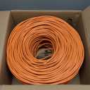 Dripstone CAT6 Ethernet Cable 1000ft Bulk Network LAN Wire 23AWG Solid UTP 550MHz High-Speed Internet Cable Gaming, Streaming, Office, Home Use, Pull Box, Cat6 Bulk, Stable Connectivity - Orange