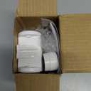 TAILI Shower Head Holder Suction Cup, Handheld Shower Head Bracket, Height Angle Adjustable,Bathroom Showerhead Holder No Drilling Removable Waterproof, White