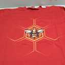 Beekeeper Shirt, Beekeeping - Honeycomb Love for Bees T-Shirt 2XL