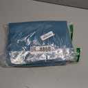 NICETOWN Outdoor Curtains for Patio Waterproof Set of 2, Silver Stainless Steel Grommet Blackout Weighted Outdoor Indoor Drapes Thermal Insulated for Balcony/Pool, W52 x L84, Teal Blue