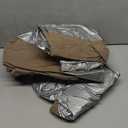 Realspring Inflatable Bean Bag Chairs Outdoor Blow up Camping Chairs Inflatable Lazy Sofa Folding Portable Bean Bag Loungers Couch for Movie Night(Coffee,4 Pcs)