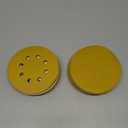 5-Inch 8-Hole Hook and Loop Gold Sanding Discs, Pack of 50 Sandpaper, 150-Grit
