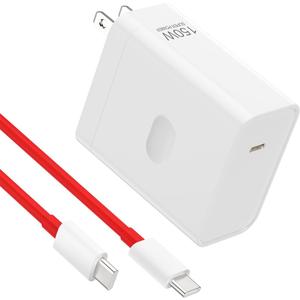 150W 100W 80W Super Fast Wall Charger Block Compatible for Oneplus One Plus 15 15R 13 12 13R 12R 11 10T 10R Nord CE4 3 4 Pad Open PD 65W MacBook Laptop 3.3ft USB C to C Cable
