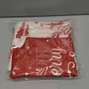 Lanpn Christmas Throw Pillow Covers 14x14 Set of 4, Merry Christmas Winter Xmas Snowflake Decorative Holiday Cushion Pillow Cases 14 x 14 for Outdoor Indoor Farmhouse Home Room Couch Decor (Red)