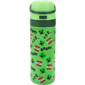 Minecraft Boom Green 24 Oz Stainless Steel Water Bottle