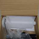 Soap Dispenser for Kitchen Sink Chrome, Sink Soap Dispenser Stainless Steel Refill from The Top Built in Sink Soap Dispenser with 13 OZ Soap Bottle