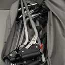 MARCHWAY Lightweight Folding Tent Camping Cot Bed with Lever Lock, Easy Setup Portable Compact for Outdoor Travel, Hunting, Hiking, Motorcycling, Support 330Lbs (Grey)