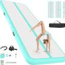 FBSPORT 6.6ft/10ft/13ft/16ft/20ft Inflatable Air Gymnastics Training Mat