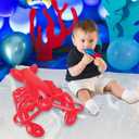 ArtCreativity Lobster Inflate, 1 PC, Animal Party Decorations and Supplies, Blow-Up Lobster Inflate for Animal Birthday Party Favors, Pool Party Float, and Game Prize for Kids