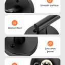 Haidms 2 Pieces Black Dummy Door Handles, No-Turning Dummy Door Levers, Inactive Half Door Handle, Decorative Black Door Handle for Closet