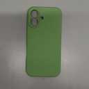 Vooii Compatible with iPhone 16e Case, Liquid Silicone Upgrade [Camera Protection] [Soft Anti-Scratch Microfiber Lining] Shockproof Phone Case for iPhone 16e 6.1 inch - Matcha