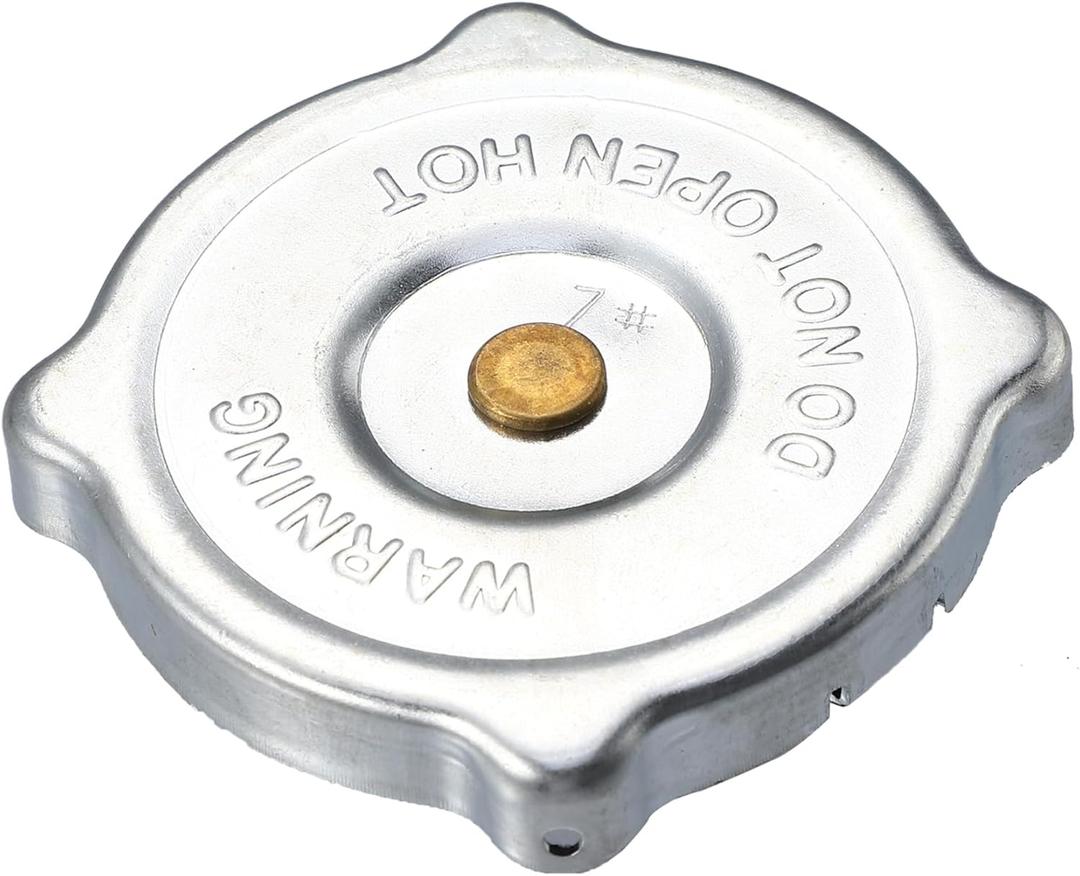 X AUTOHAUX Radiator Coolant Reservoir Recovery Cap for Caterpillar 6L8617 Stainless Steel Silver Tone