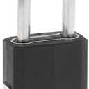 Master Lock Magnum Heavy Duty Outdoor Padlock with Key, Weather Resistant Body and Cut Safe Shackle Make Lock Perfect for Fences, Gates, Sheds, M115XKADLF, Black