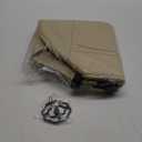 BOPUOVRE Car Seat Cover for Luxury & Comfort - PU Leather, Anti-Slip, Full Wrap Protection with Storage Pocket for Bottom Cushion - Universal Fit for 95% of Vehicles (Beige, 1 Piece)