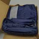 Foot Soaking Tub Collapsible Bucket with Handle 4.7 Gallon/18 L Portable Wash Bag for Fishing, Traveling, and Camping - Navy Blue